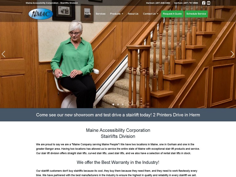 Maine Accessibility - Stairlifts