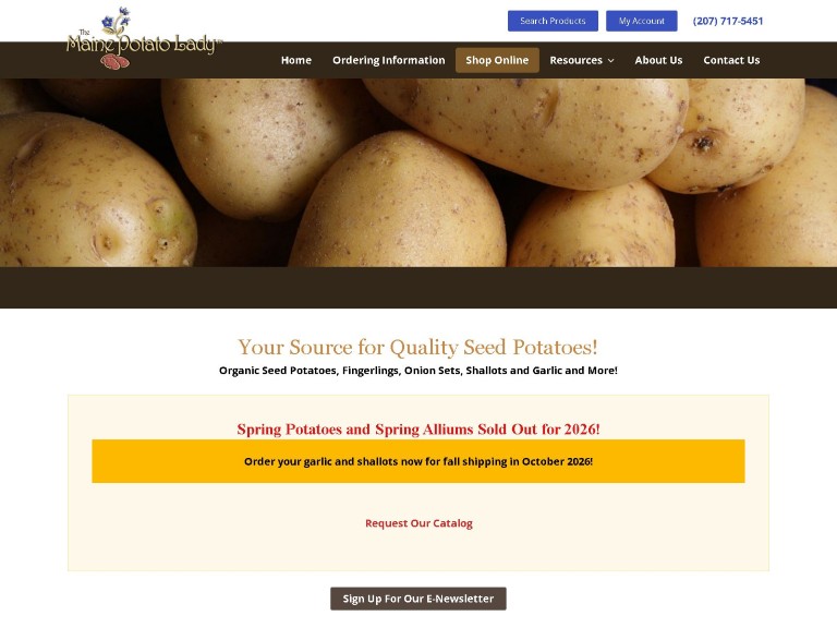 Maine Potato Lady